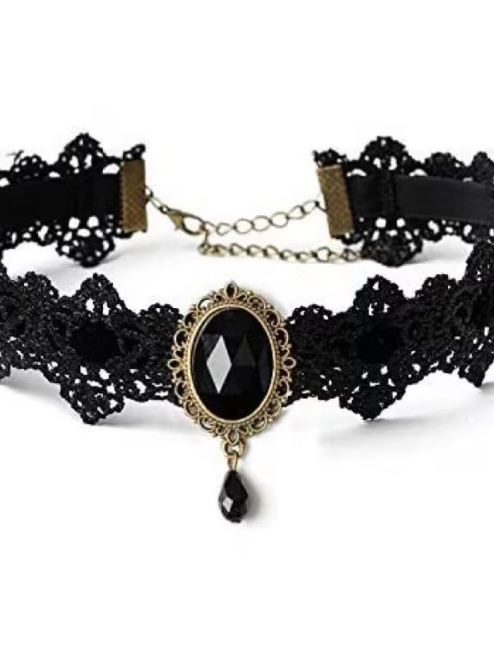 Gothic Lace Claw Versatile Retro Style Chocker Halloween Necklace 12.6" Length